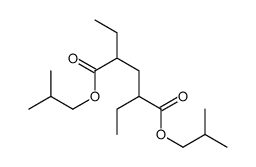 bis(2-methylpropyl) 2,4-diethylpentanedioate Structure