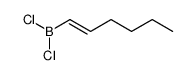 (1E)-hex-1-en-1-yldichloroborane结构式