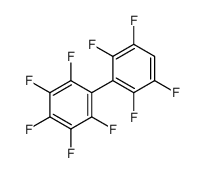 1,2,3,4,5-pentafluoro-6-(2,3,5,6-tetrafluorophenyl)benzene结构式