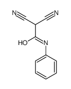2,2-dicyano-N-phenylacetamide结构式