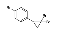 1-bromo-4-(2,2-dibromocyclopropyl)benzene结构式