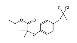 ethyl 2-[4-(2,2-dichlorocyclopropyl)phenoxy]-2-methylpropionate结构式