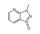 3H-1,2,3-Triazolo[4,5-b]pyridine,3-methyl-,1-oxide结构式