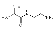 N-(2-氨基乙基)-2-甲基丙酰胺结构式