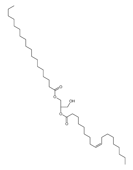 1-stearoyl-2-oleoyl-sn-glycerol Structure