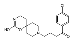 9-[3-(p-Chlorobenzoyl)propyl]-1-oxa-3,9-diazaspiro[5.5]undecan-2-one结构式