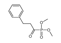 1-dimethoxyphosphoryl-3-phenylpropan-1-one Structure