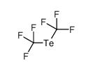 trifluoro(trifluoromethyltellanyl)methane Structure