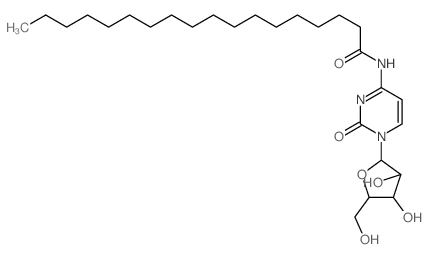 1-beta-D-Arabinofuranosyl-N(sup 4)-stearoylcytosine picture