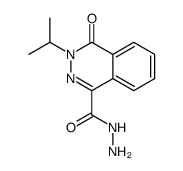 1-Phthalazinecarboxylicacid,3,4-dihydro-3-(1-methylethyl)-4-oxo-,hydrazide(9CI)结构式