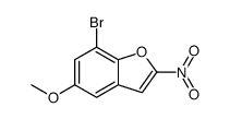 7-bromo-5-methoxy-2-nitro-1-benzofuran Structure