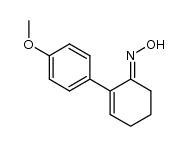 1-hydroxyimino-2-(4-methoxyphenyl)-2-cyclohexene结构式