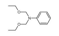 N,N-bis-ethoxymethyl-aniline Structure