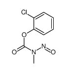Methylnitrosocarbamic acid 2-chlorophenyl ester Structure