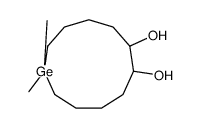 1,1-dimethyl-germacycloundecane-6,7-diol结构式