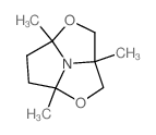 2a,4a,6a-Trimethylhexahydro-2H-1,4-dioxa-6b-azacyclopenta[cd]pentalene structure