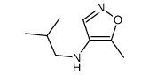 5-甲基-4-(异丁基氨基)异噁唑结构式