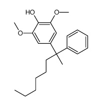 2,6-dimethoxy-4-(2-phenyloctan-2-yl)phenol Structure