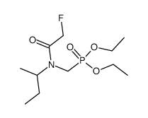 {[sec-Butyl-(2-fluoro-acetyl)-amino]-methyl}-phosphonic acid diethyl ester Structure