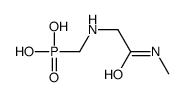 [[2-(methylamino)-2-oxoethyl]amino]methylphosphonic acid结构式
