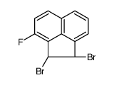 (1R,2R)-1,2-dibromo-3-fluoro-1,2-dihydroacenaphthylene结构式