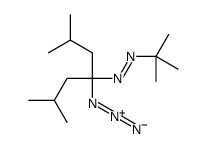 (4-azido-2,6-dimethylheptan-4-yl)-tert-butyldiazene Structure