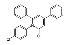 1-(4-chlorophenyl)-4,6-diphenylpyridin-2-one结构式