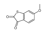 6-METHOXYBENZO[B]THIOPHENE-2,3-DIONE Structure