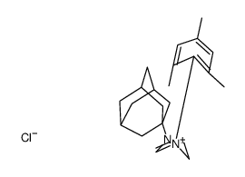 1-(金刚烷-1-基)-3-三甲苯基-4,5-二氢-1H-咪唑-3-鎓氯化物结构式