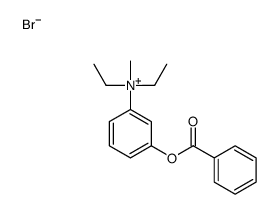 (3-benzoyloxyphenyl)-diethyl-methylazanium,bromide Structure