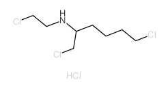 2-Hexanamine,1,6-dichloro-N-(2-chloroethyl)-, hydrochloride (1:1) Structure