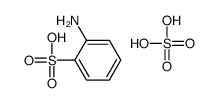 2-aminobenzenesulfonic acid,sulfuric acid Structure