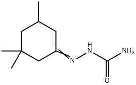 3,3,5-Trimethylcyclohexanone semicarbazone structure