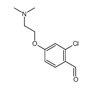 2-氯-4-[2-(二甲基氨基)乙氧基]苯甲醛结构式