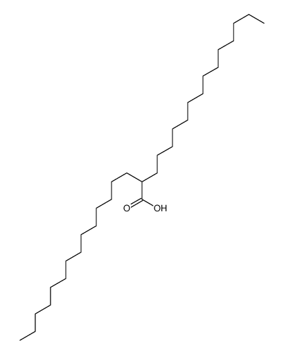 2-十四烷基棕榈酸结构式