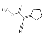 methyl 2-cyano-2-cyclopentylidene-acetate结构式