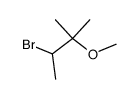 3-bromo-2-methoxy-2-methyl-butane结构式