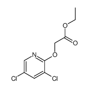 (3,5-dichloro-[2]pyridyloxy)-acetic acid ethyl ester结构式