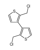 2,2'-bis-chloromethyl-[3,3']bithiophenyl结构式