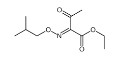 ethyl 2-(2-methylpropoxyimino)-3-oxobutanoate结构式