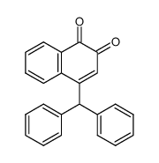 4-benzhydrylnaphthalene-1,2-dione结构式