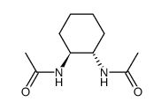 反-N,N'-二乙酰环己烷-1,2-二胺结构式