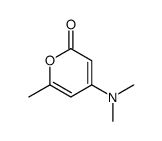 4-(dimethylamino)-6-methylpyran-2-one结构式