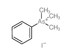 trimethyl(phenyl)arsanium,iodide Structure