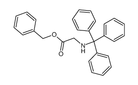 N-trityl-glycine benzyl ester结构式