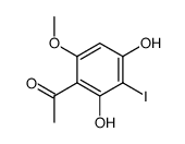2,4-dihydroxy-3-iodo-6-methoxyphenyl methyl ketone Structure