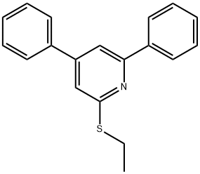 2-(Ethylthio)-4,6-diphenylpyridine Structure