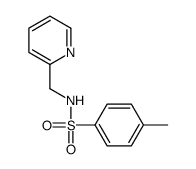 4-Methyl-N-(2-pyridinylmethyl)-benzenesulfonamide结构式
