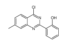 2-(4-chloro-7-methylquinazolin-2-yl)phenol结构式