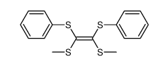 (Z)-1,2-bis(methylthio)-1,2-bis(phenylthio)ethene Structure